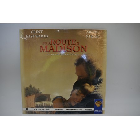 Sur la route de Madison Clint Eastwood Meryl Streep laser disc film vidéo cd warner