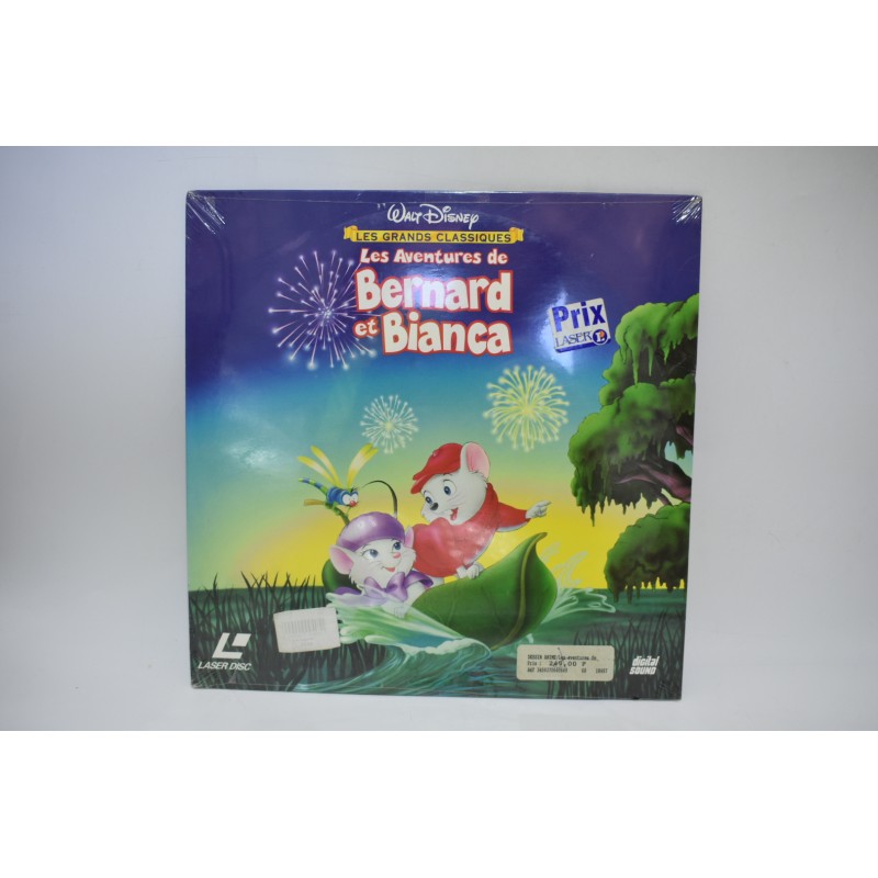 Walt Disney Neuf sous blister Les aventures de Bernard & Bianca Laser Disc film dessins animés cd vidéo