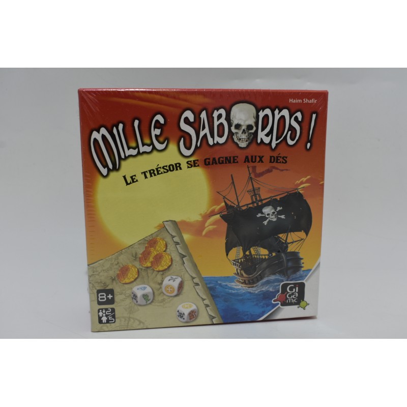 Mille Sabords ! neuf sous blister Edition gigamic trésor aux dés jeux de société jeu