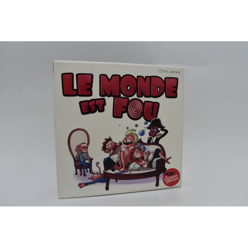 Le monde est fou Edition Scorpion Masqué jeu de société jeux cartes cabinet de psy