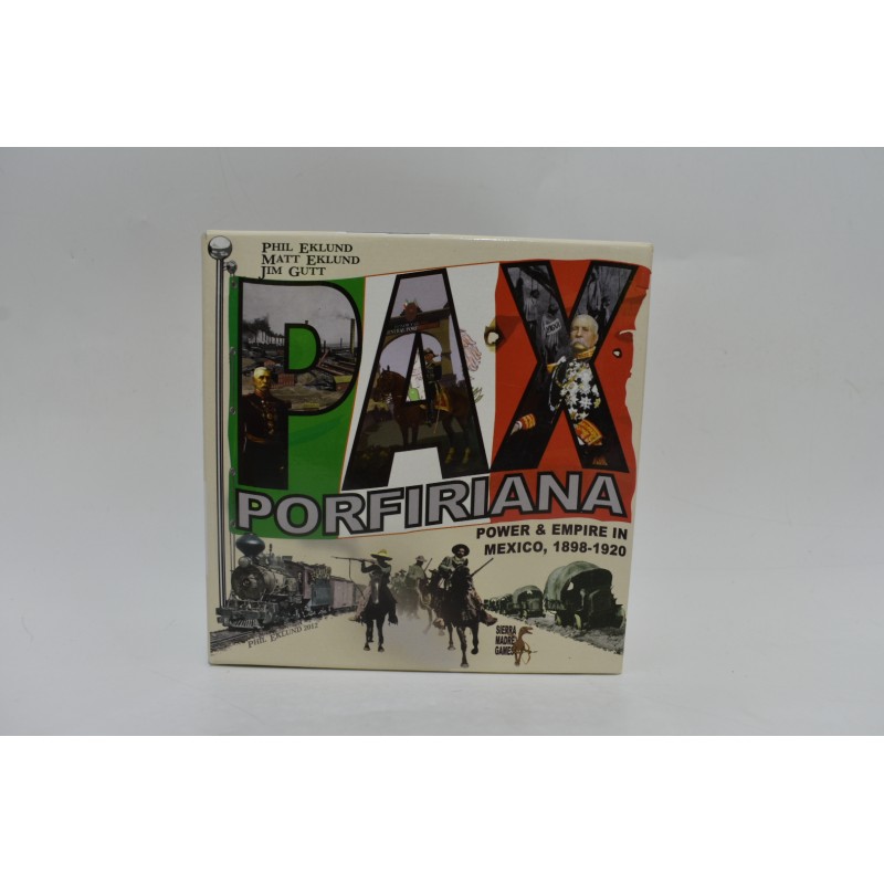 Pax Porfiriana Power & Empire in mexico 1898 - 1920 edition Sierra Madre Games troop card jeu de société jeux cartes