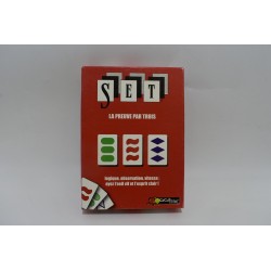 Set Edition Gigamic jeu de société la preuve par trois jeux de cartes symboles