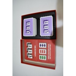 Set Edition Gigamic jeu de société la preuve par trois jeux de cartes symboles