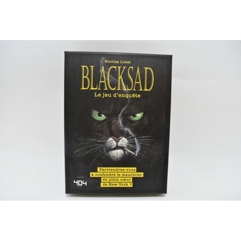 Blacksad Le jeu d'enquête jeux de société Editions 404 detectives