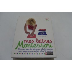 Mes Lettres Montessori Edition Nathan jeu de société jeux lettres cartes