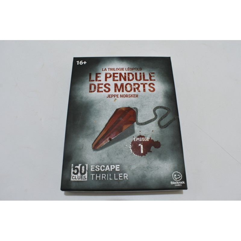 Le pendule des morts Episode 1 Escape Thriller 50 clues Blackrock Games