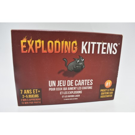 Exploding Kittens un jeu de cartes kickstarter jeux de société