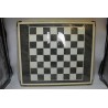 Très Grand plateau jeu d'échecs Echiquier jeux échec bois et marbre case 5 x 5