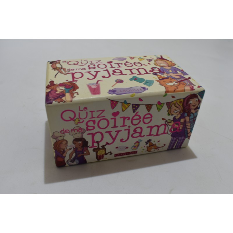 Le quiz de ma soirée pyjama Edition larousse jeu de société jeux soirée jeunesse