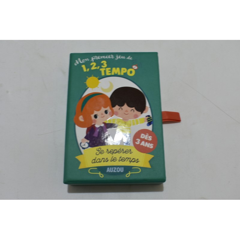 1, 2, 3 tempo se reperer dans le temps Edition Auzou jeu de société jeux