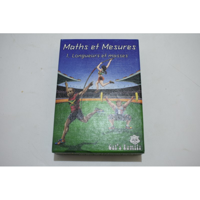 Maths et mesures 1 Longueurs et masses edition Cat's Family jeu de société convertion jeux educatif