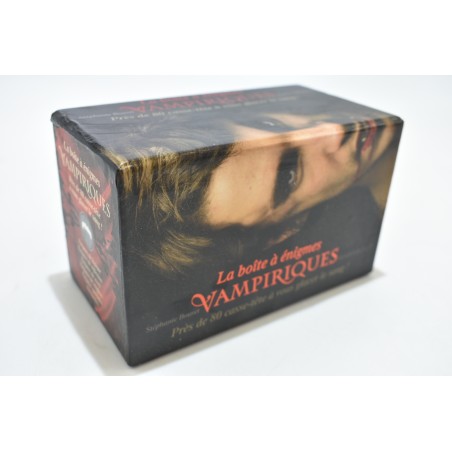 La boite a enigmes Vampiriques edition marabout jeu de société jeux casse tete