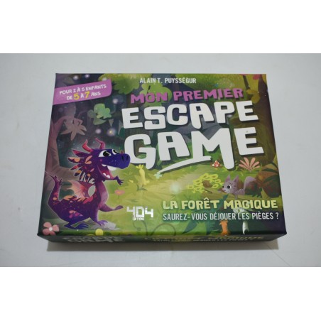 Mon premier Escape Game Editions 404 jeu de société La foret Magique jeux eveil