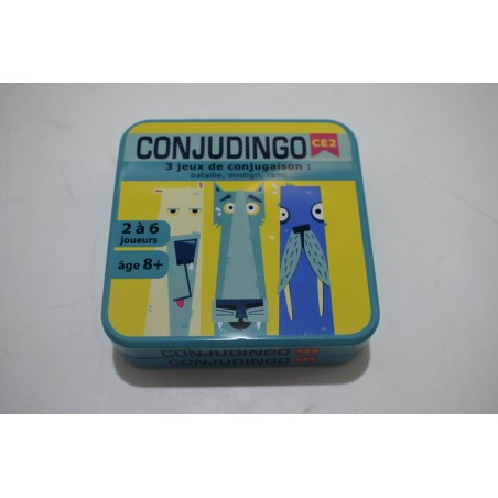 Conjudingo CE2 3 jeux de conjugaisons jeu de société Cocktail games dida cool