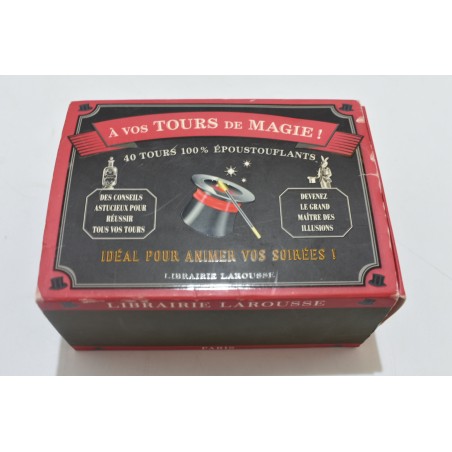 A vos tours de magie ! Edition Librairie Larousse jeu jouet tour soirées