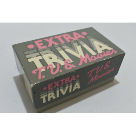 Extra Trivia T.V & Movies 1986 Paul Lamond Games jeu de société extension jeux
