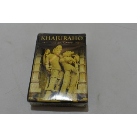 Khajuraho temple Indien Playing cards premium quality Inde jeu de cartes jeux de société