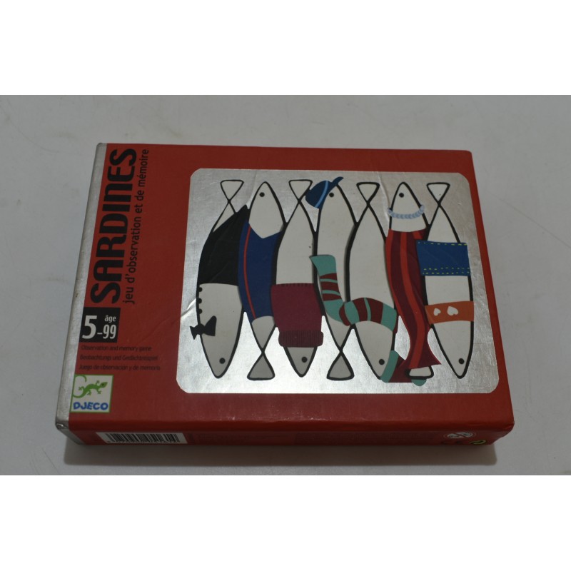 Sardines Edition Djeco jeu de société jeux cartes observation mémoire