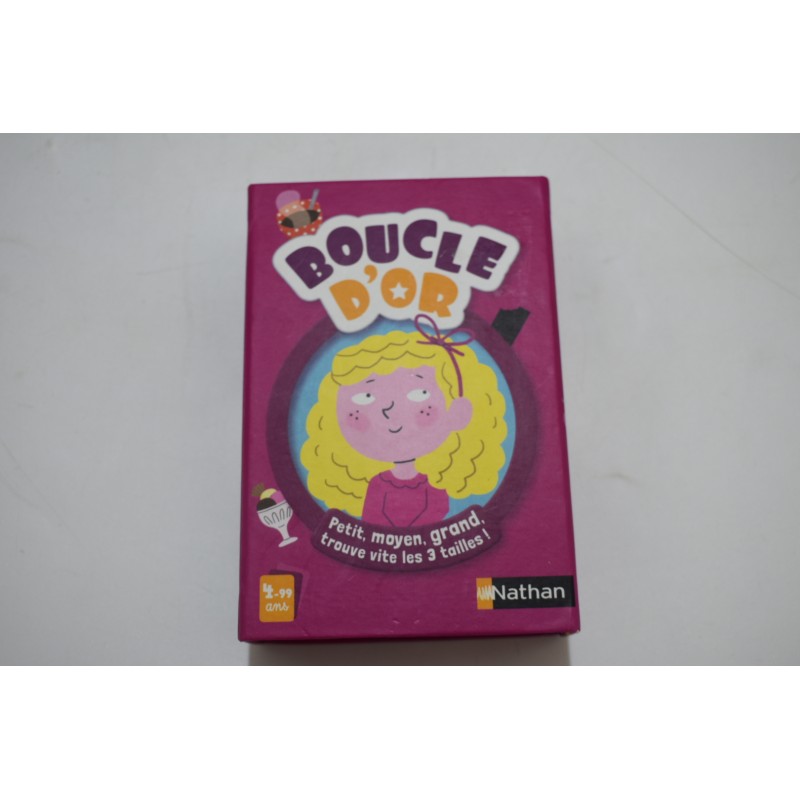 Boucle d'or Edition Nathan jeu de cartes les fées jeux de société