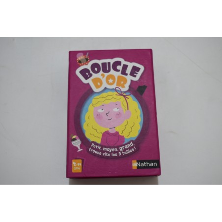 Boucle d'or Edition Nathan jeu de cartes les fées jeux de société