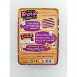 Détective Academy Cocktail Games Boite Métal Voyage jeu Jeux De Société