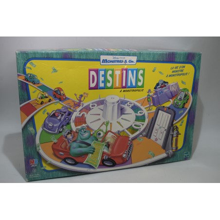 Destins a Monstropolis Edition Disney Pixar Monstres & Cie Hasbro jeu de société jeux life le jeu de la vie destin