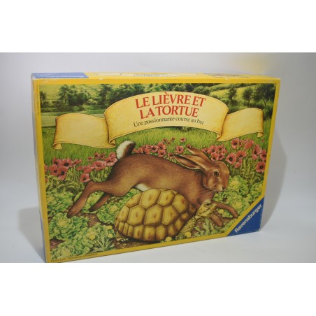 Le lièvre et la tortue 1978 Edition Ravensburger jeu de société jeux course au but carlit