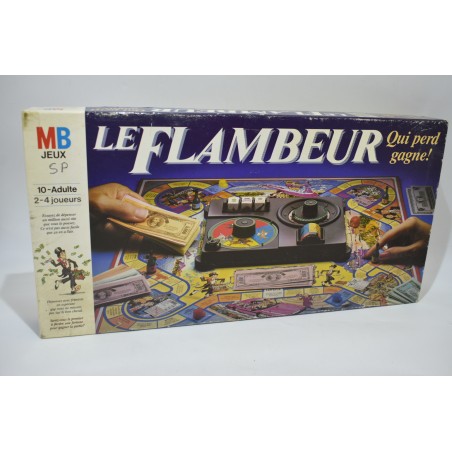 Le Flambeur Jeu de Société MB 1985 complet Jeux Qui Perd Gagne
