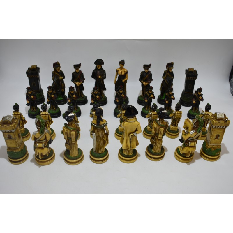 Grand jeu d'Echecs Signé Nigri Napoléon Et Joséphine jeux échec pions pièces