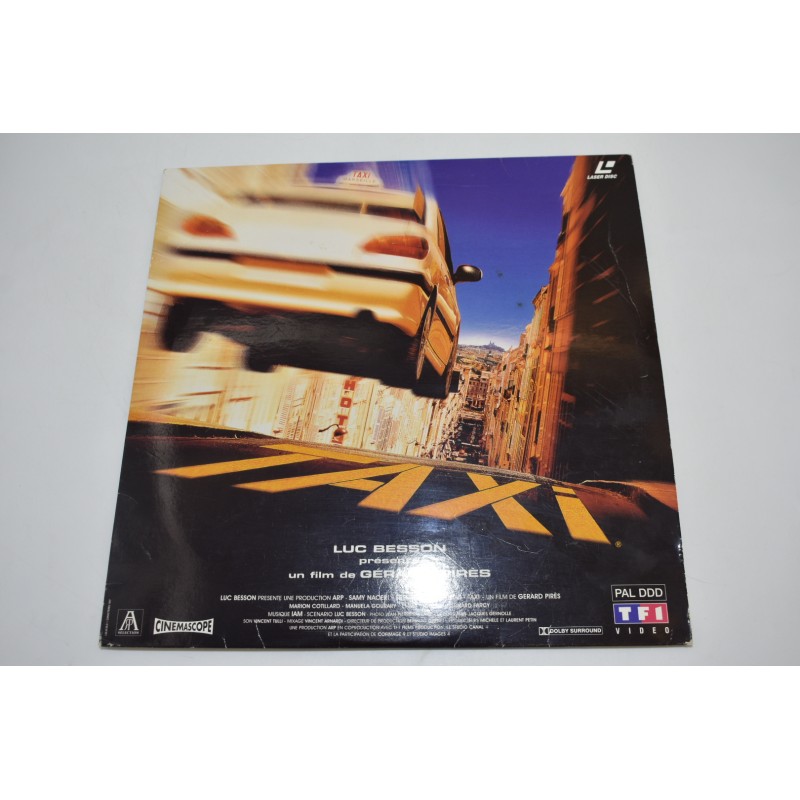 Taxi Laserdisc Film Tf1 vidéo cinemascope luc besson samy naceri