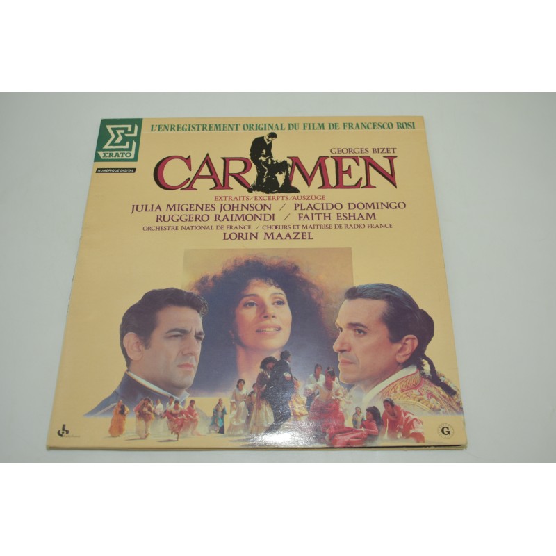 Carmen Georges Bizet Edition Erato Rosi vinyl Vinyles musique cd audio gaumont
