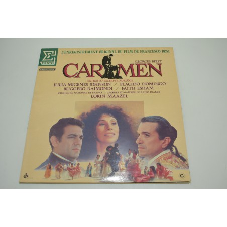 Carmen Georges Bizet Edition Erato Rosi vinyl Vinyles musique cd audio gaumont