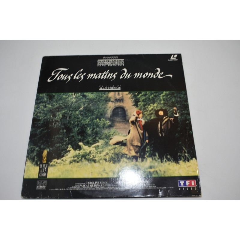 Tout les matins du monde Laser disc film depardieu tf1 vidéo