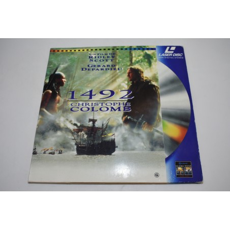 1492 Christophe Colomb Laser Disc film columbia depardieu ridley scott dvd cd
