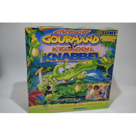 Croco Gourmand Edition Tomy jeu de société electronique vintage retro crocodiles krokodil knabbel jeux