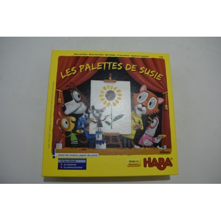 Les palettes de Susie Edition Haba jeu de société jeux peintures couleur famille