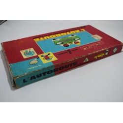 L'Autoroute le vrai jeu du code de la route Editions Dujardin jeux de société vintage années 60