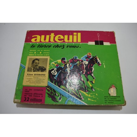 Auteuil Le tiercé chez vous jeux dujardin jeu de société steeple chases dujardin