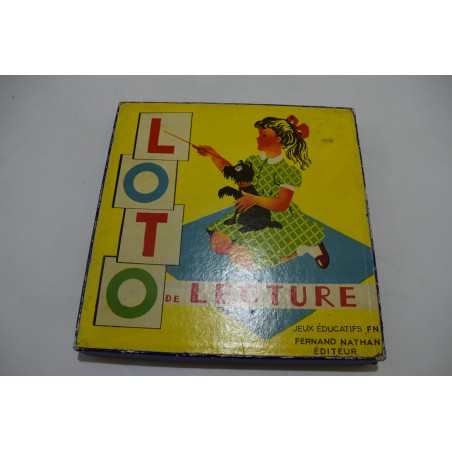 Loto de lecture ancien jeux nathan vintage jeu educatifs