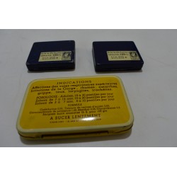 Lot de 3 boites anciennes metal Pastilles Brumaire solutricine Roger Bellon