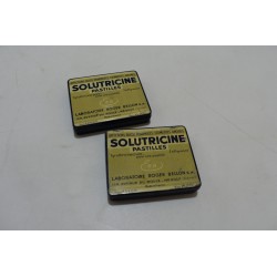 Lot de 3 boites anciennes metal Pastilles Brumaire solutricine Roger Bellon