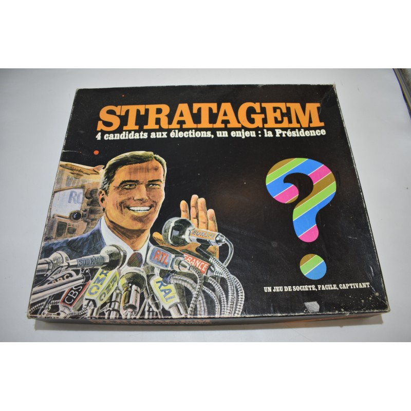 Stratagem Elections presidence jeu de société jeux strategie politique vintage