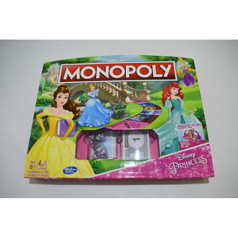 Monopoly Edition Disney Princess mallette de jeu tout en un Edition Parker collector Hasbro