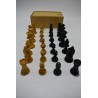 jeu d'echecs ancien staunton bois look chavet lardy jeux de société echec pions pieces