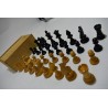 jeu d'echecs ancien staunton bois look chavet lardy jeux de société echec pions pieces