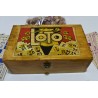 Jeu de loto ancien jeux de société pions bois cartons numéro jeux nouveaux reunis