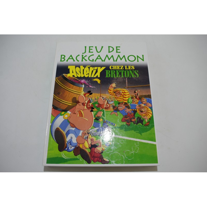 Jeu de Backgammon Asterix chez les bretons Editions Atlas jeu de société jeux jacquet tric trac