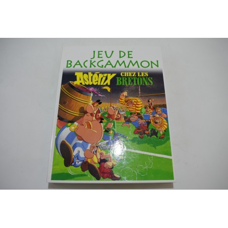 Jeu de Backgammon Asterix chez les bretons Editions Atlas jeu de société jeux jacquet tric trac