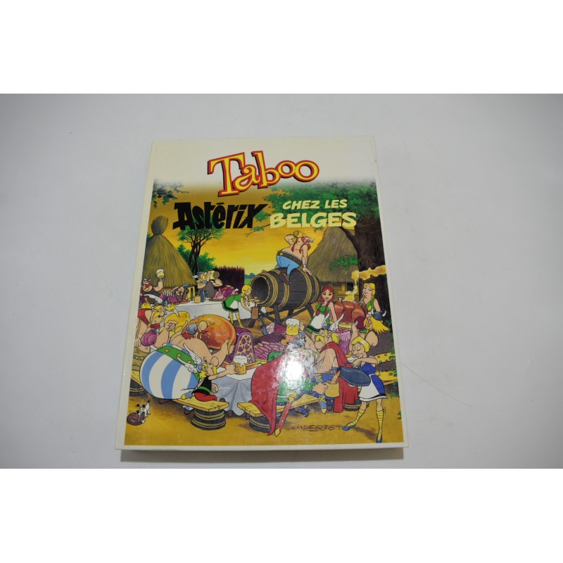 Taboo Asterix chez les belges jeu de société edition atlas jeux bd bande dessinée
