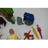 Lot Figurine Vintage retro MOTU master of the universe musclor mattel  Heman maitre de l'univers tigre accessoires épees